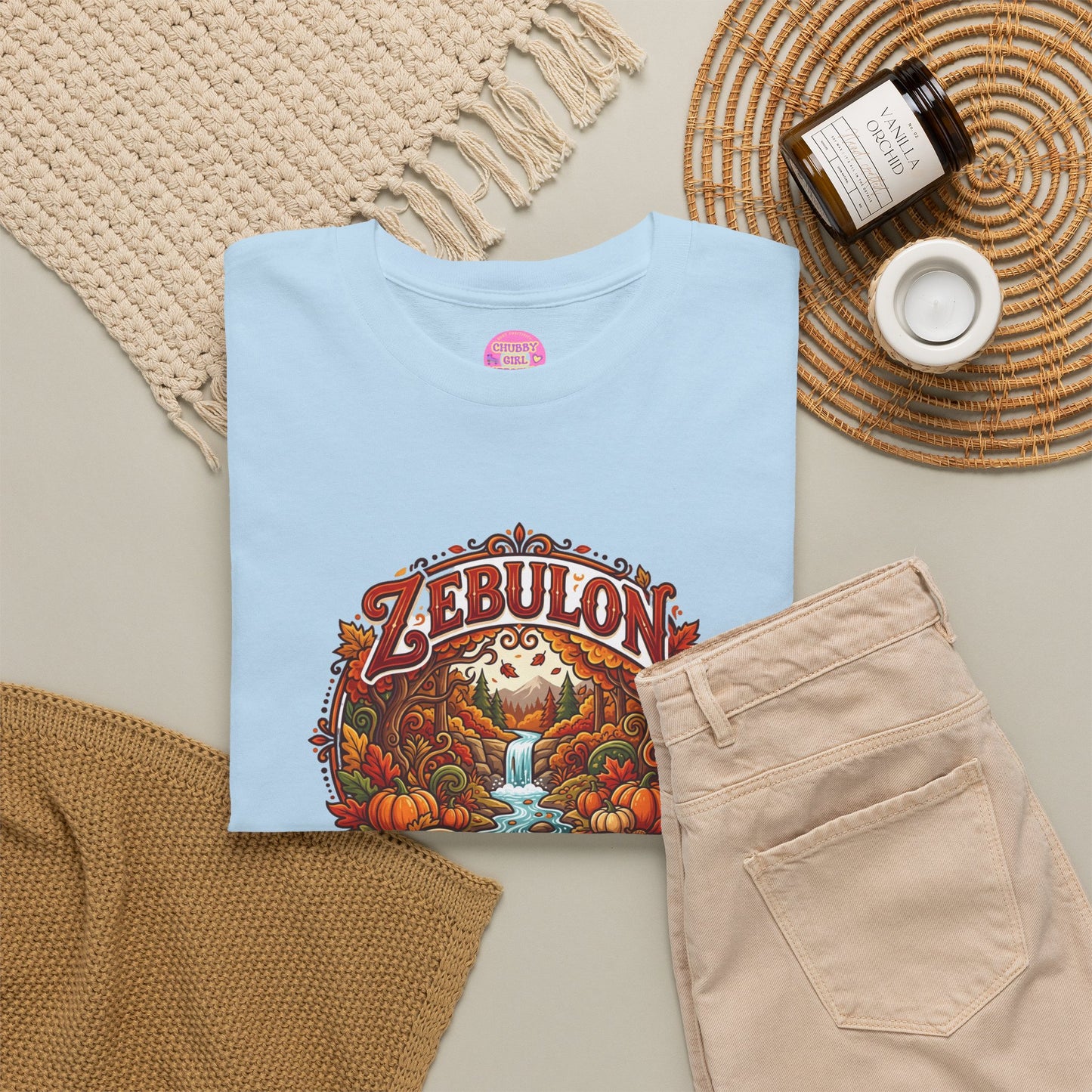 Zebulon Proud Graphic Tee — Vintage Pumpkin Harvest Autumn Shirt
