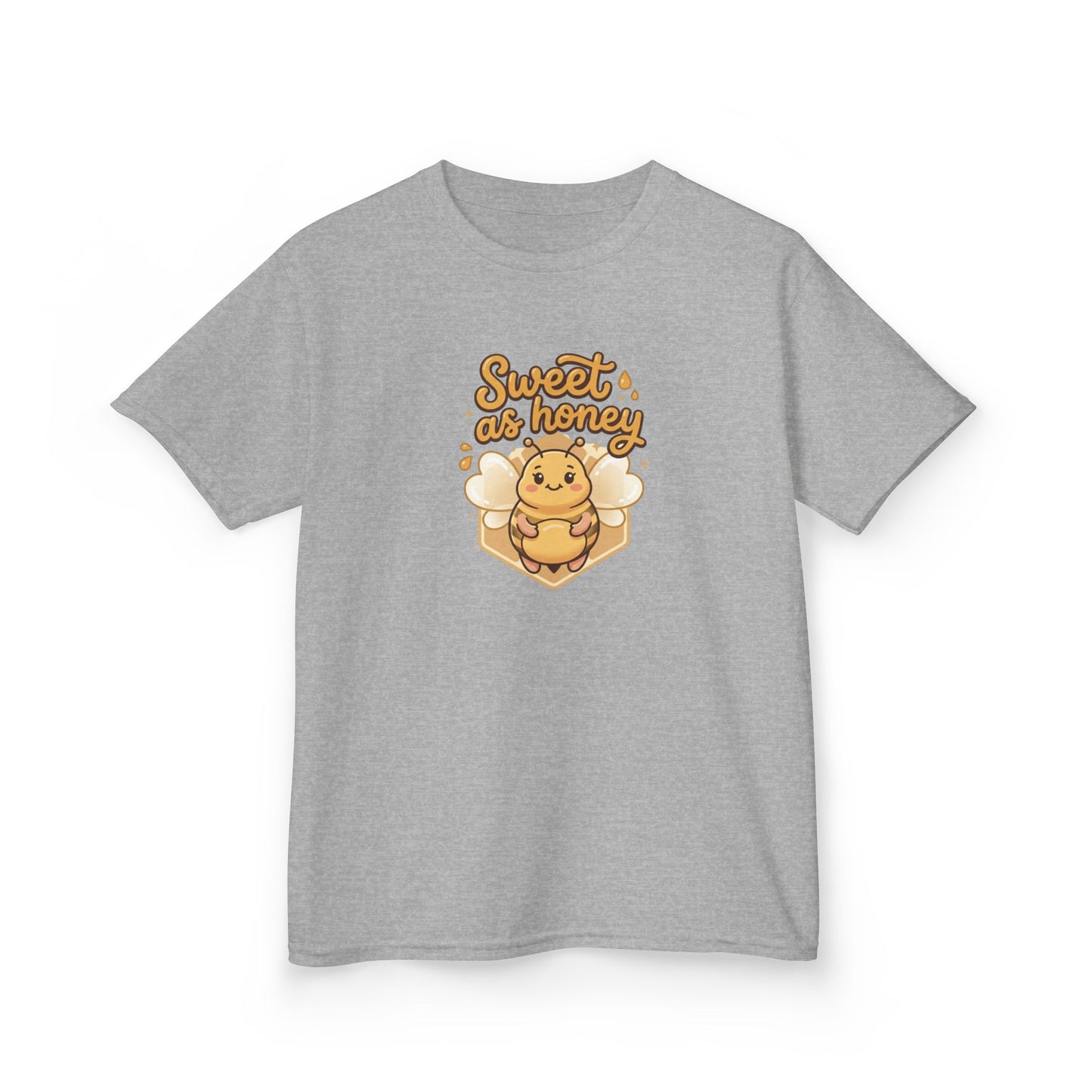 Kids T‑Shirt — "Sweet as Honey" Cute Bee Graphic