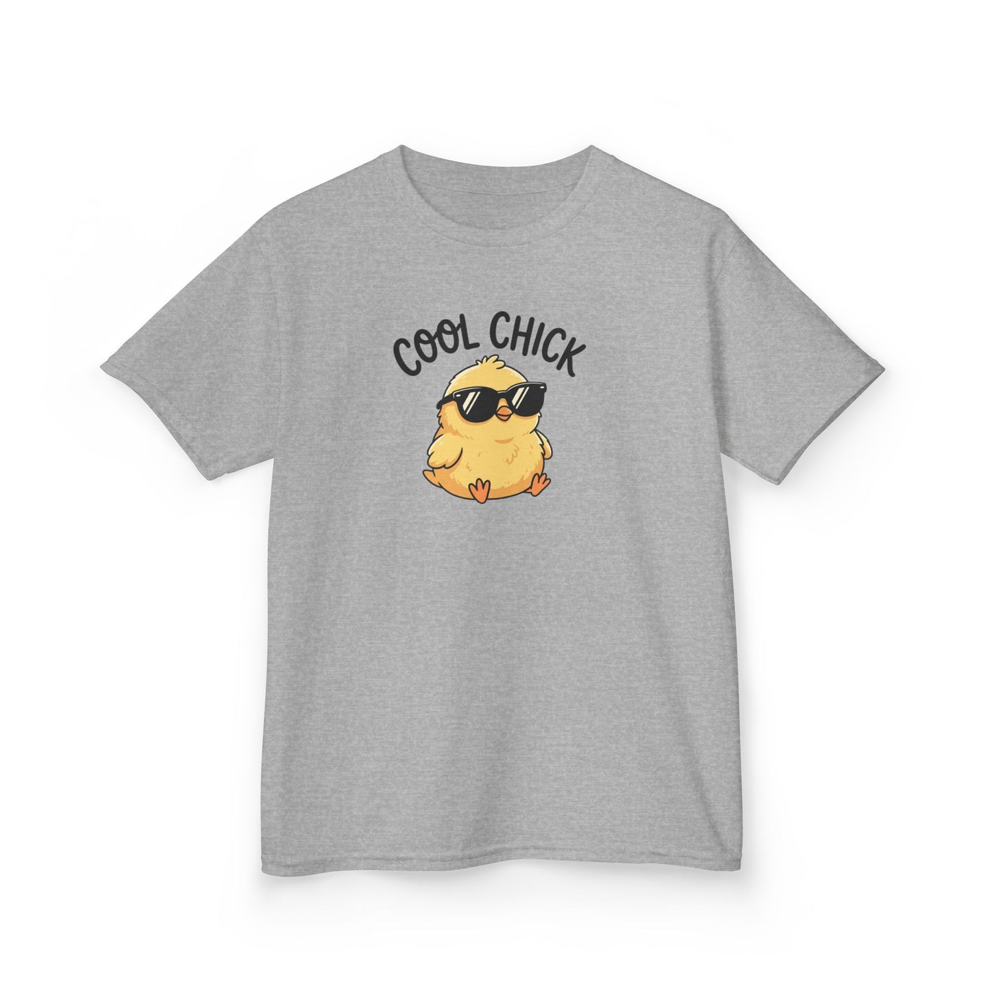 Kids T-Shirt — "Cool Chick" Sunglasses Chick Graphic Tee for Toddlers & Kids