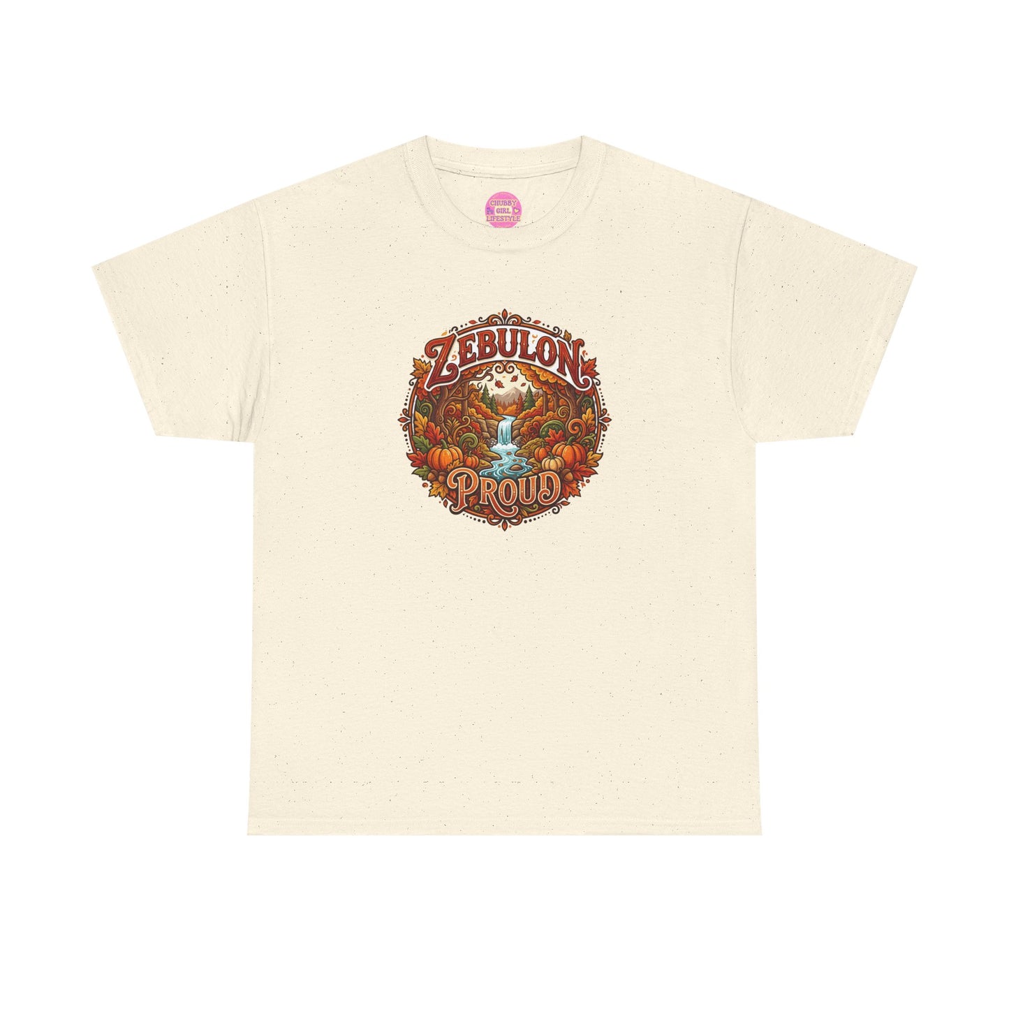 Zebulon Proud Graphic Tee — Vintage Pumpkin Harvest Autumn Shirt
