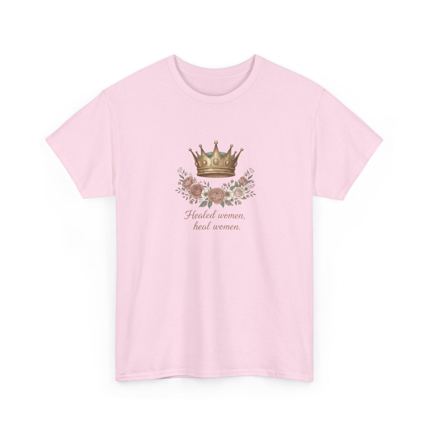 Crown with Floral Wreath Tee