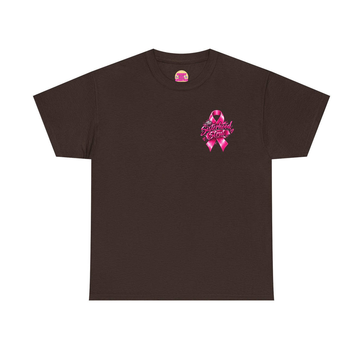 Sisterhood Strut Breast Cancer Awareness Tee