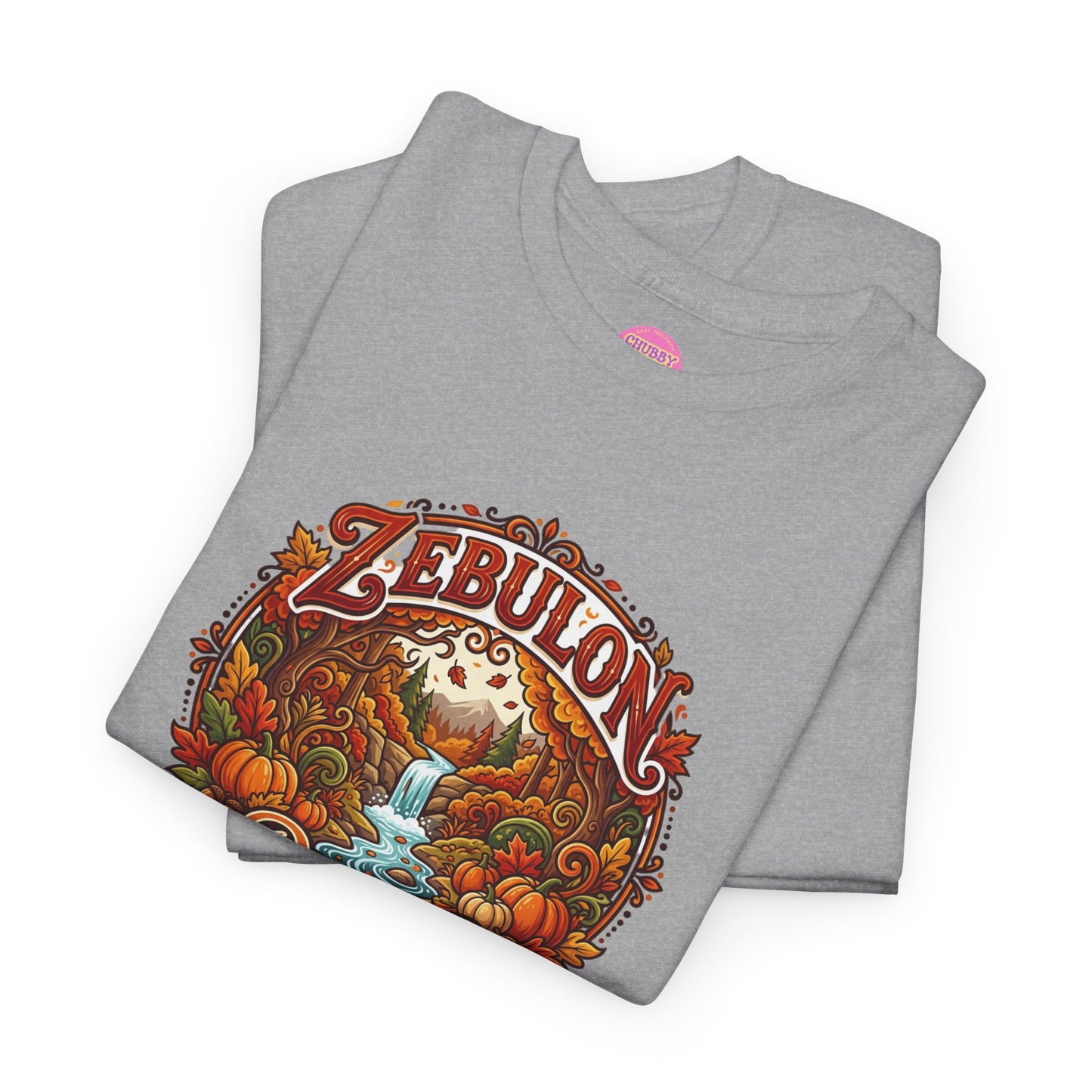Zebulon Proud Graphic Tee — Vintage Pumpkin Harvest Autumn Shirt