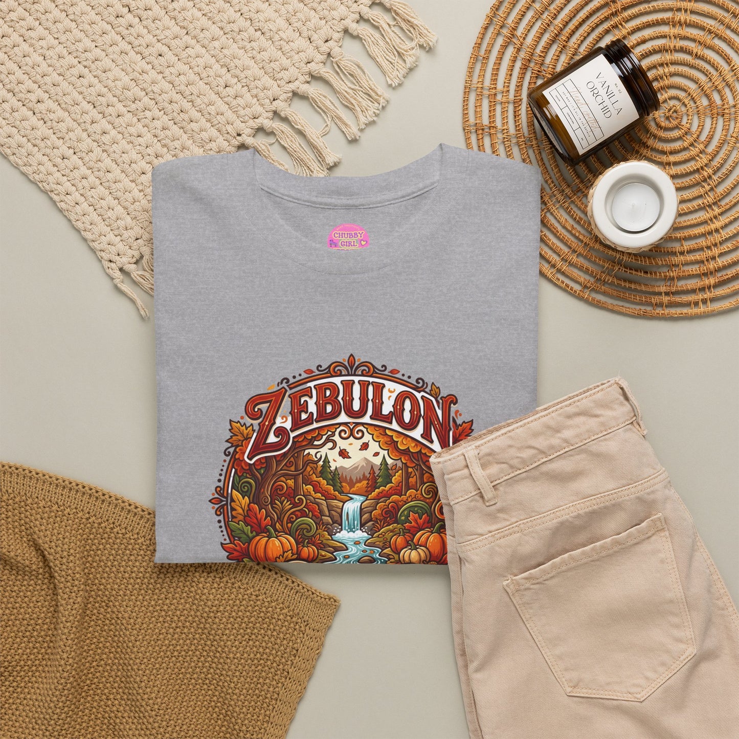 Zebulon Proud Graphic Tee — Vintage Pumpkin Harvest Autumn Shirt