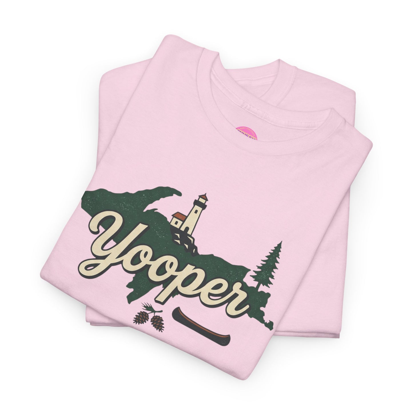 Yooper Lighthouse Tee — Michigan Upper Peninsula Souvenir T-Shirt