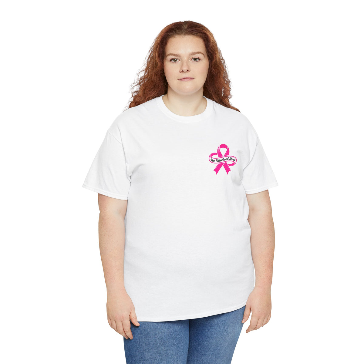 Sisterhood Strut Breast Cancer Awareness Tee