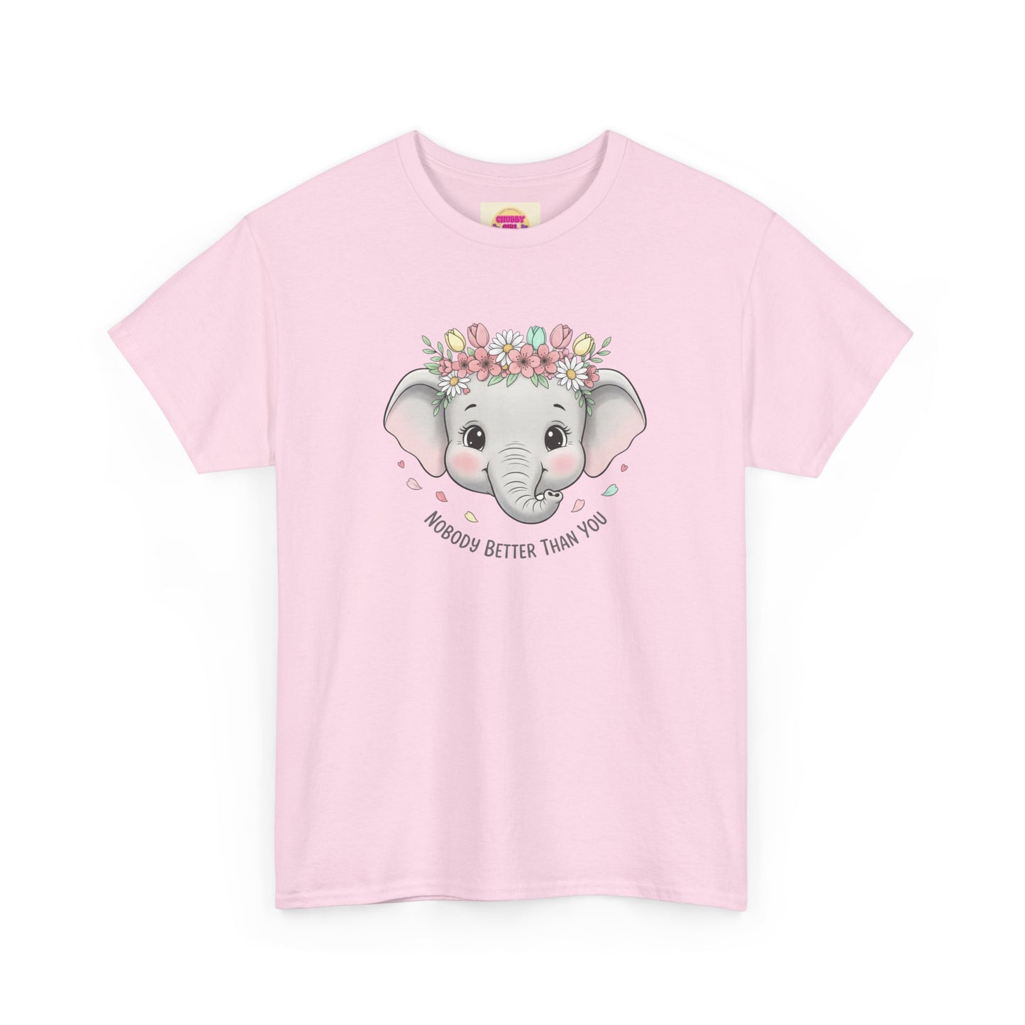 Elephant Floral Crown T-Shirt — "Rainbow Better Than You" Cute Kids Animal Tee