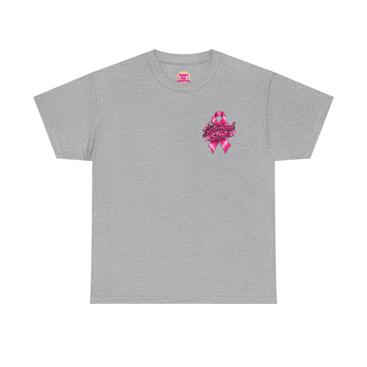 Sisterhood Strut Breast Cancer Awareness Tee