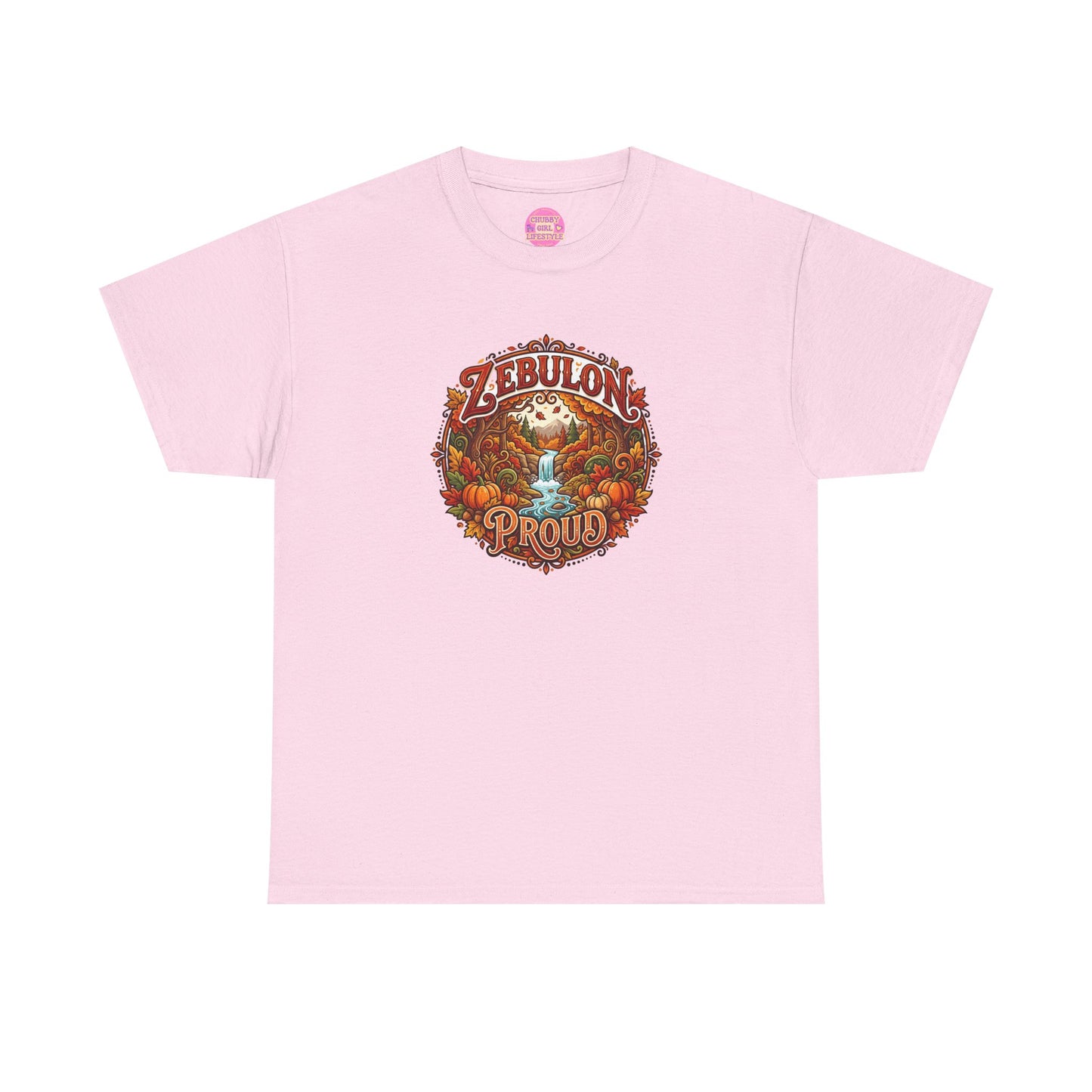 Zebulon Proud Graphic Tee — Vintage Pumpkin Harvest Autumn Shirt