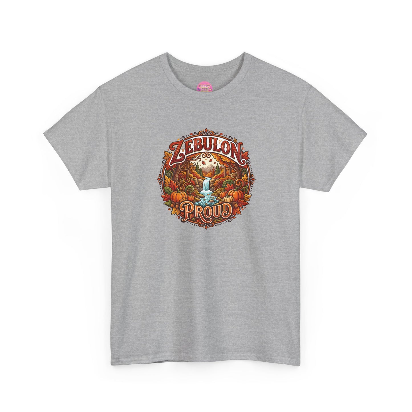 Zebulon Proud Graphic Tee — Vintage Pumpkin Harvest Autumn Shirt