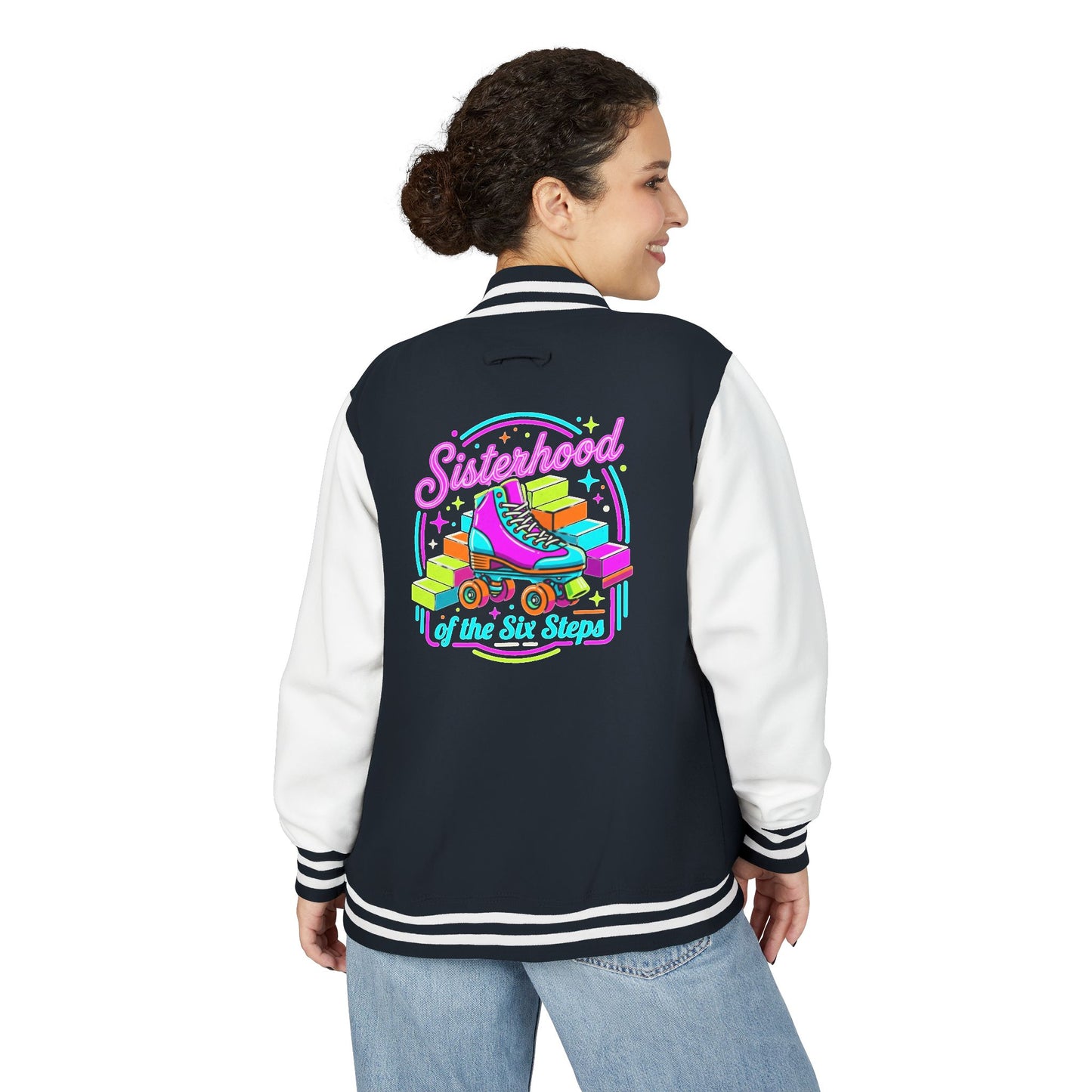 Personalized: Sisterhood of the Six Steps Letterman Jacket