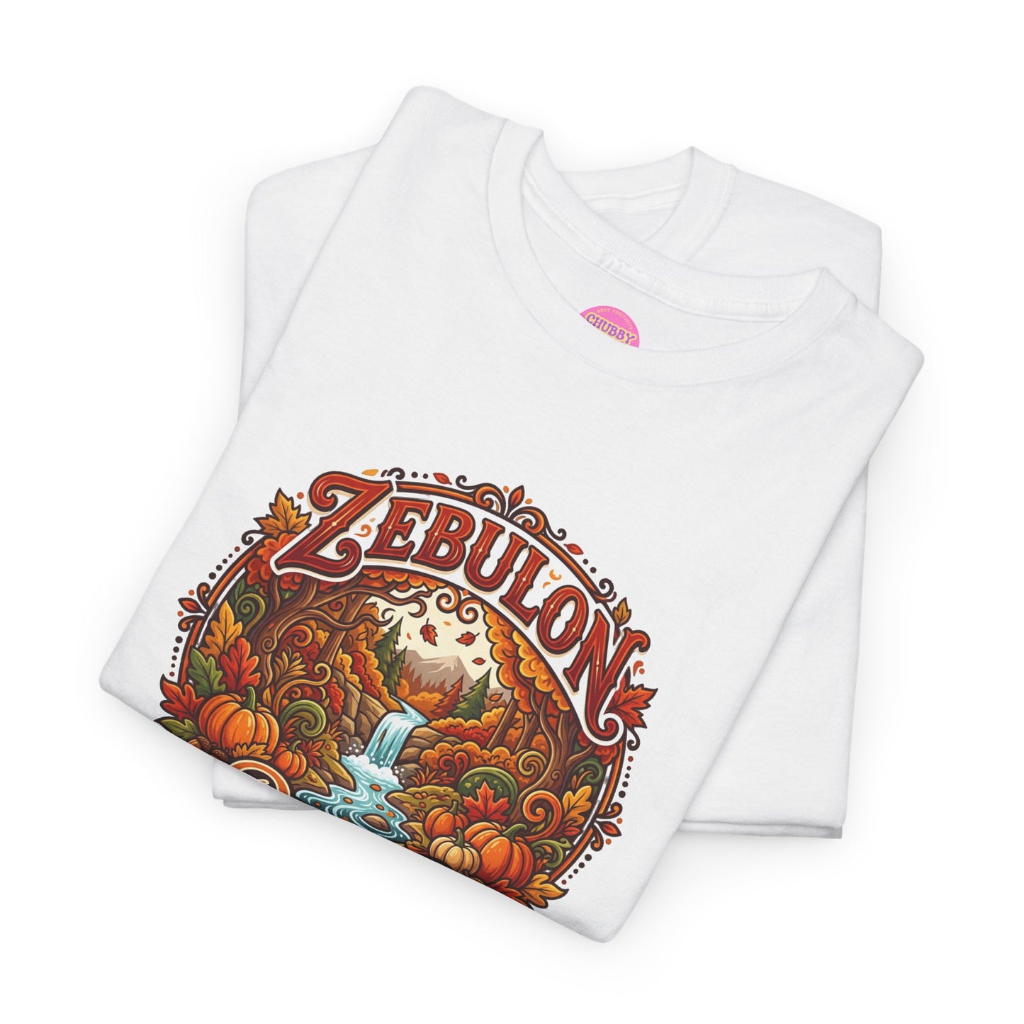 Zebulon Proud Graphic Tee — Vintage Pumpkin Harvest Autumn Shirt