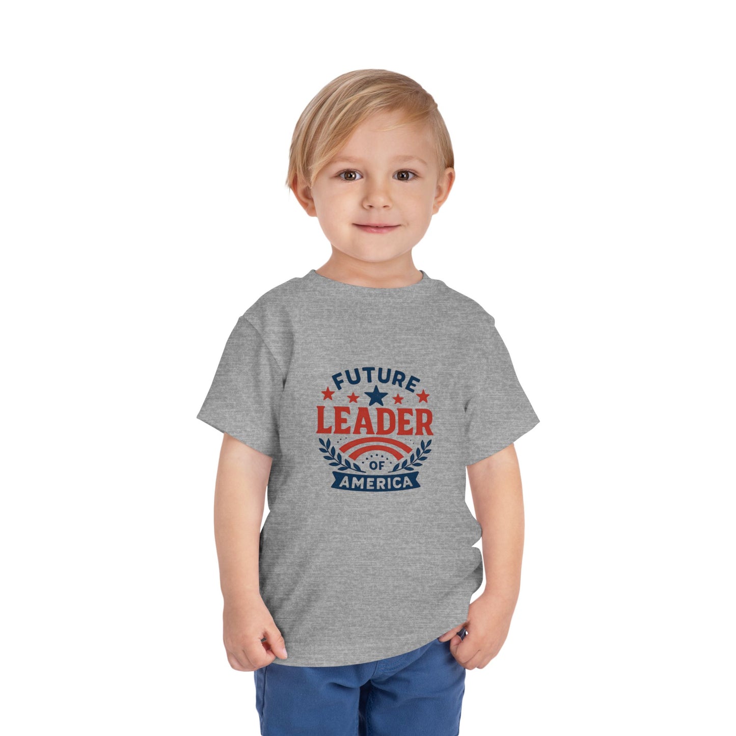 Future Leader of America Toddler Tee — Patriotic Kids Short Sleeve Shirt