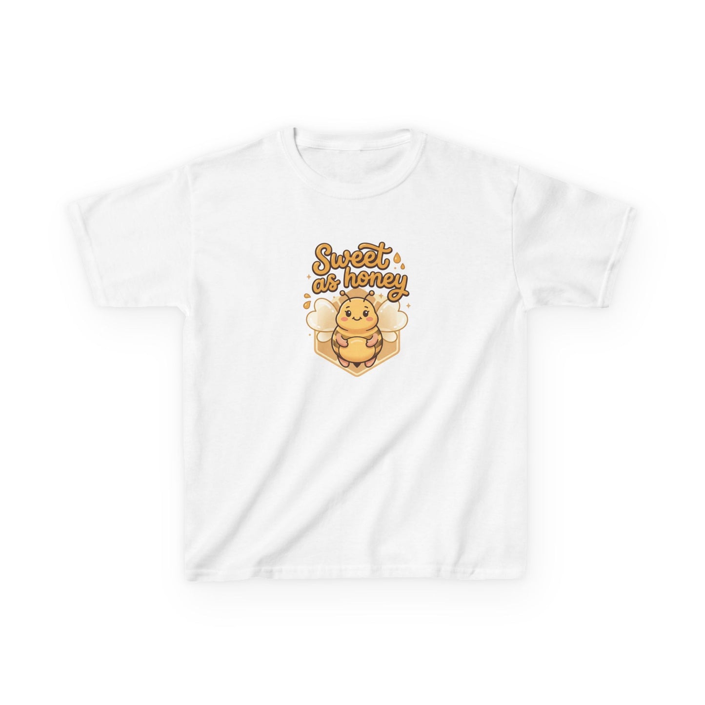 Kids T‑Shirt — "Sweet as Honey" Cute Bee Graphic