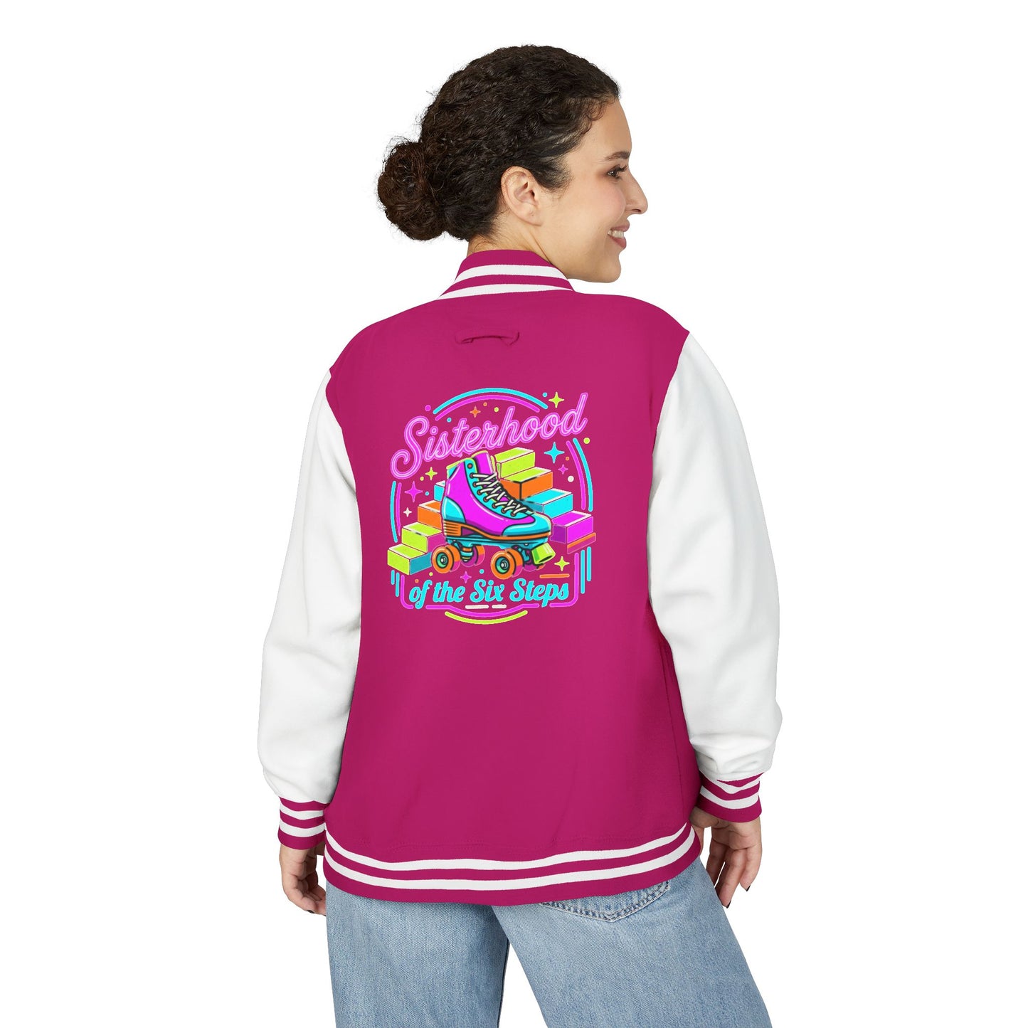 Personalized: Sisterhood of the Six Steps Letterman Jacket