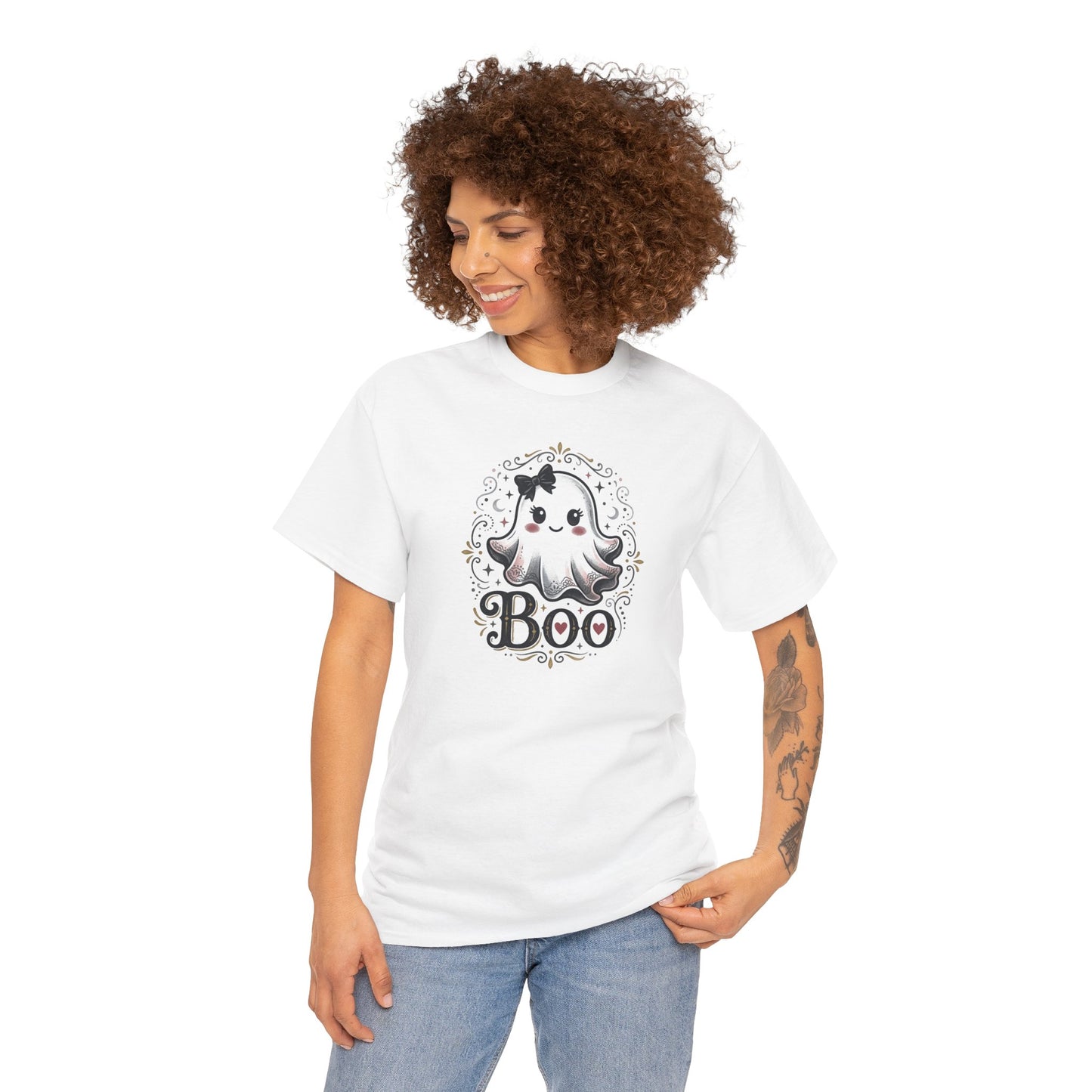 Boo Ghost Tee — Cute Halloween Shirt