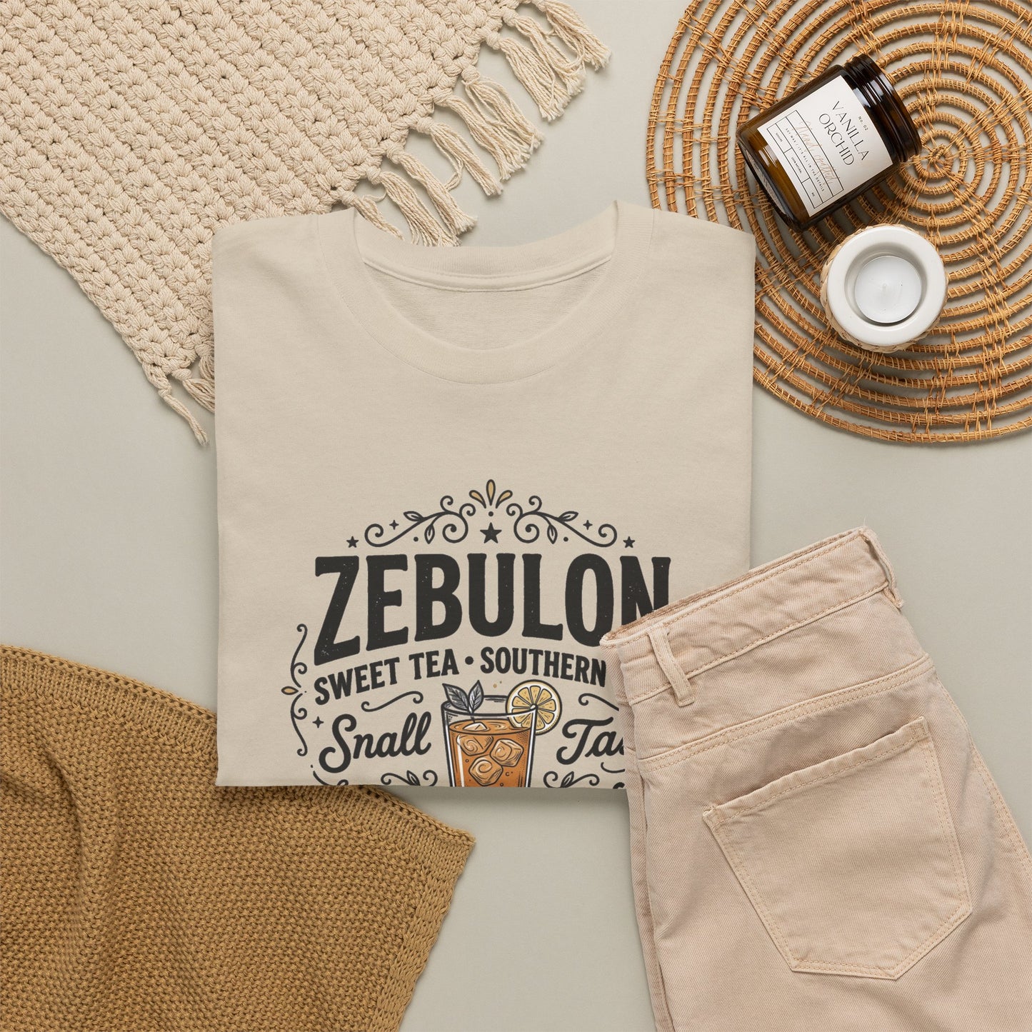 Zebulon Sweet Tea Small Town Classic T‑Shirt