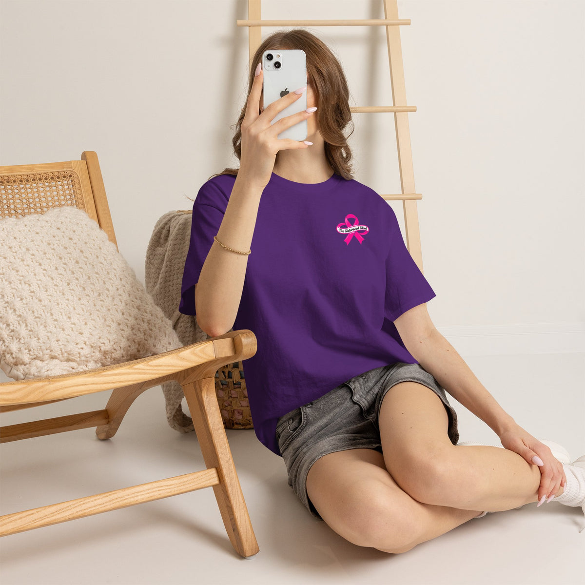 Sisterhood Strut Breast Cancer Awareness Tee