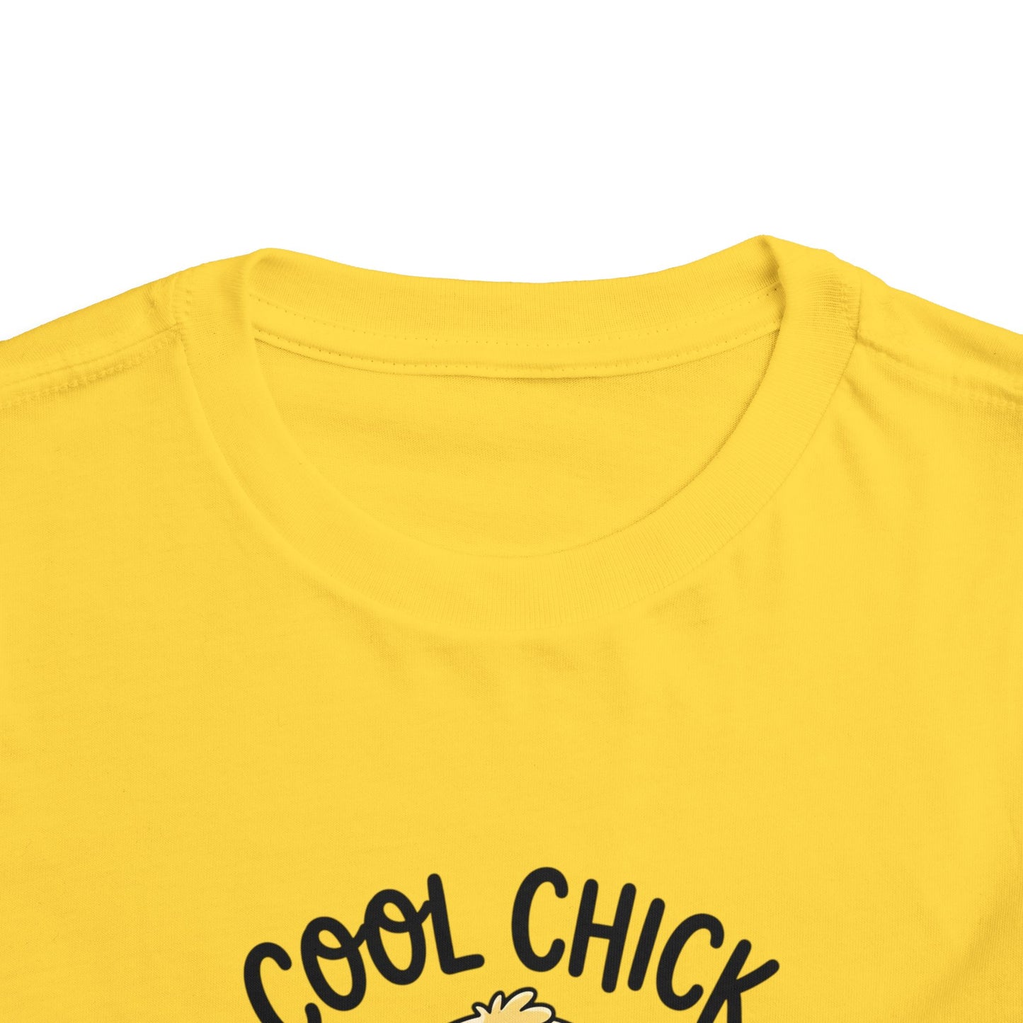 Cool Chick Toddler Tee — Cute Sunglasses Chick Graphic Shirt