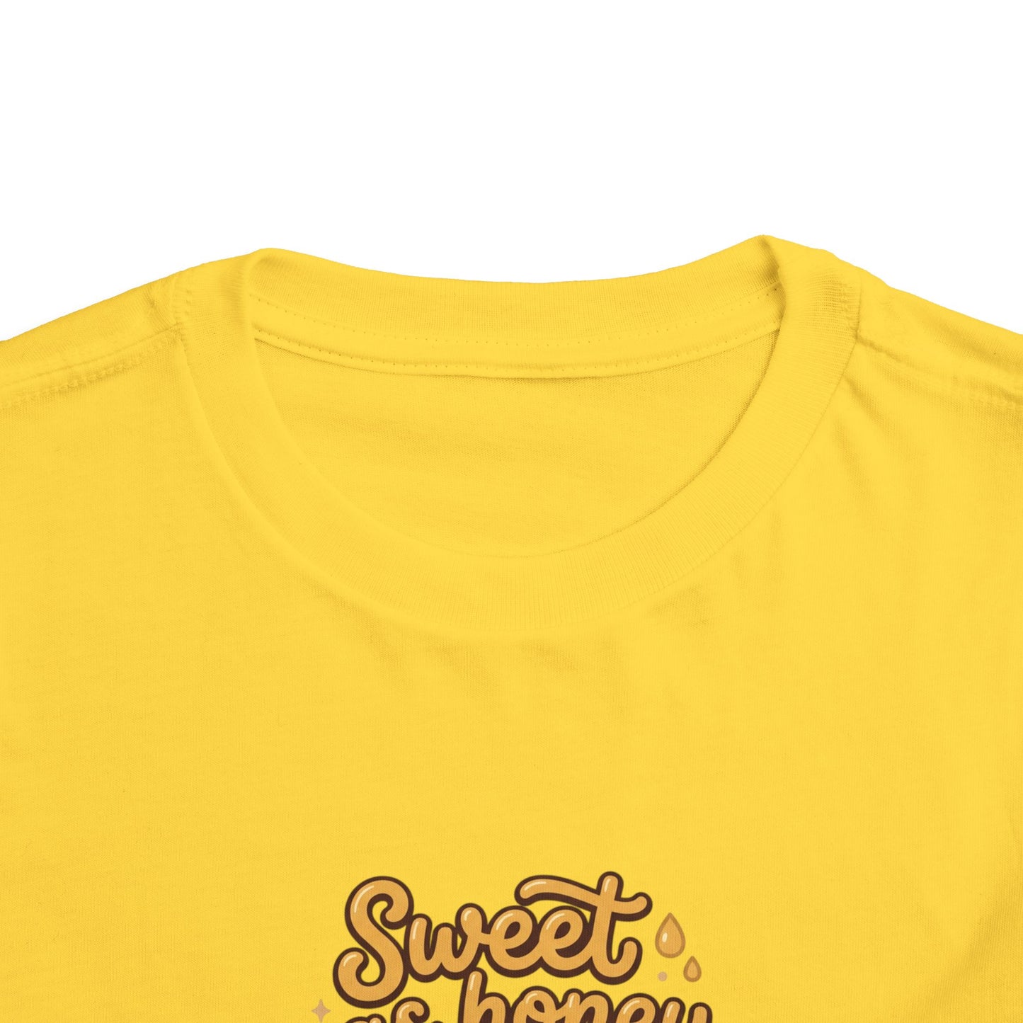 Toddler Tee — "Sweet as Honey" Cute Bee Graphic