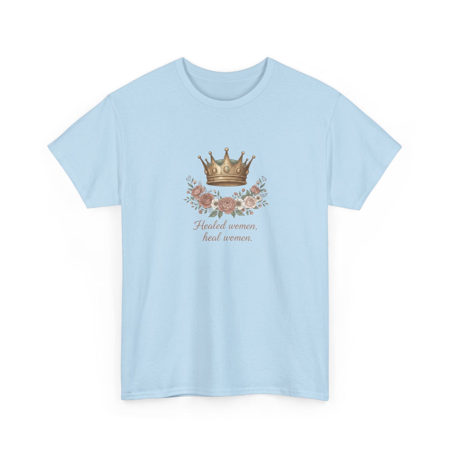 Crown with Floral Wreath Tee