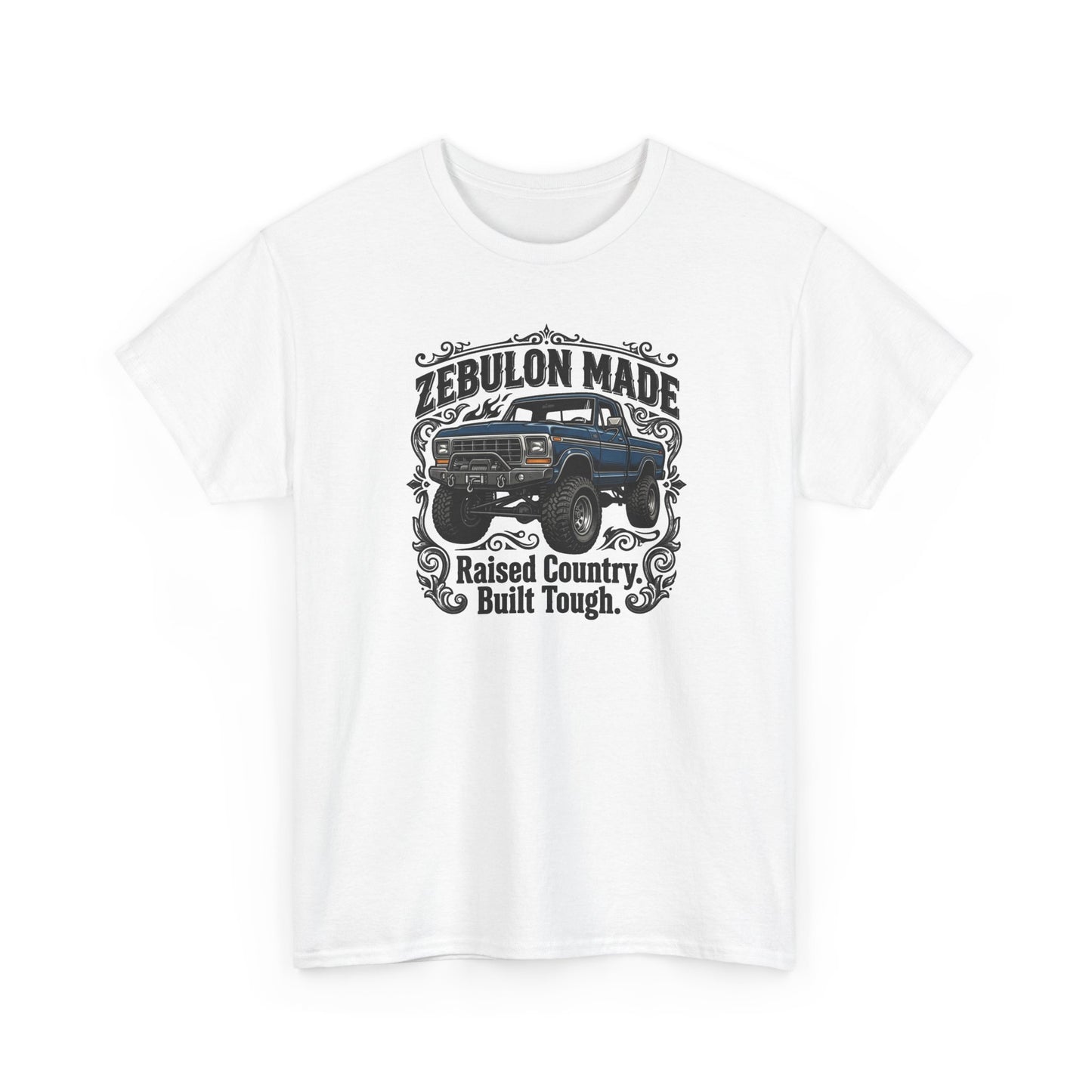 Men's T-shirt Zebulon Made Truck Tee — "Raised Country. Built Tough." Graphic T-Shirt