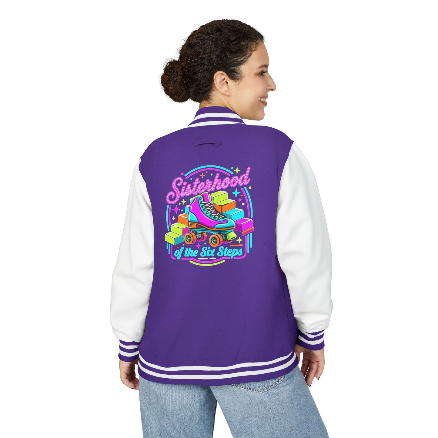 Personalized: Sisterhood of the Six Steps Letterman Jacket