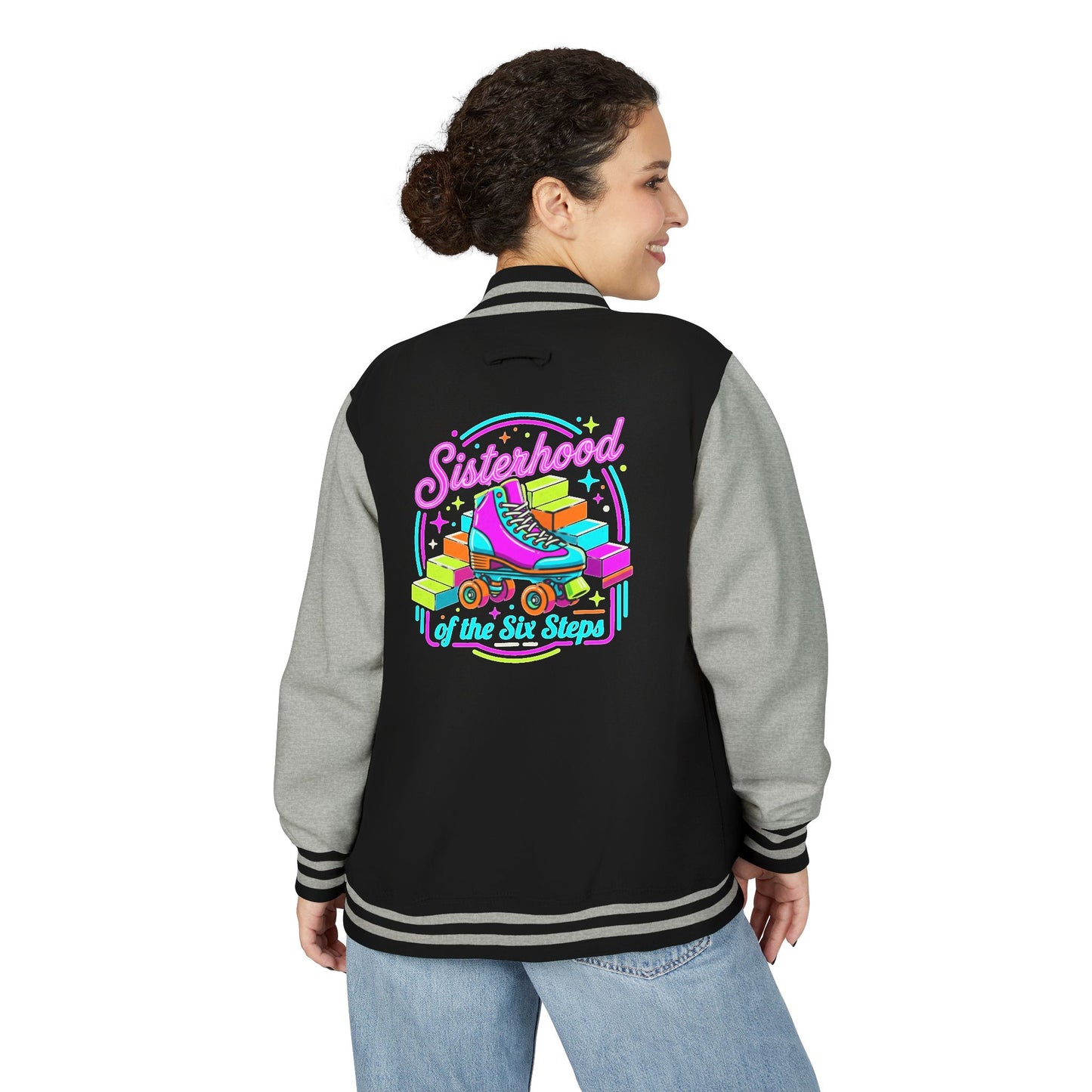 Personalized: Sisterhood of the Six Steps Letterman Jacket