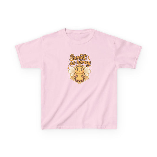 Kids T‑Shirt — "Sweet as Honey" Cute Bee Graphic