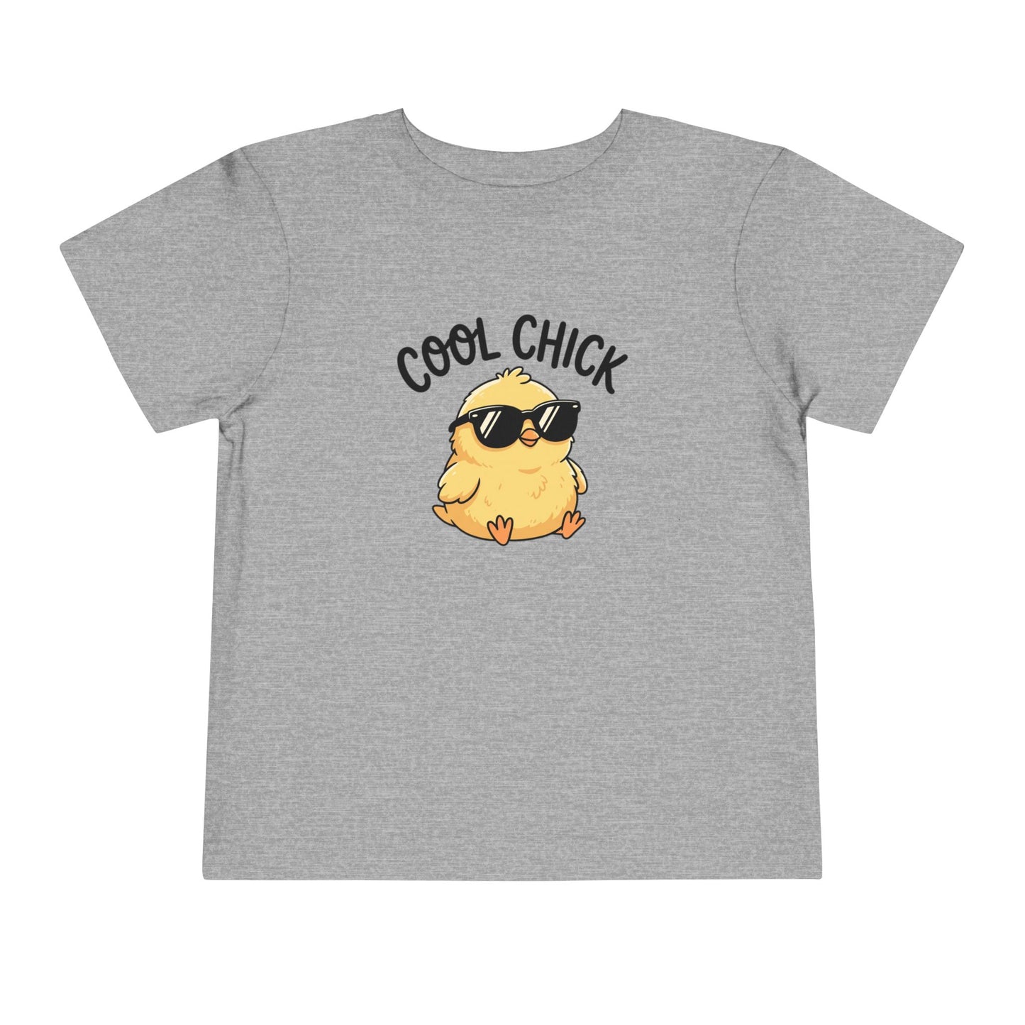 Cool Chick Toddler Tee — Cute Sunglasses Chick Graphic Shirt