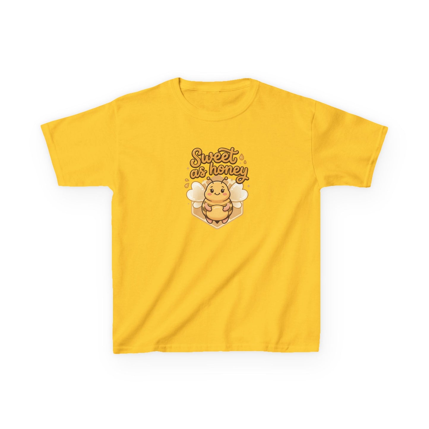 Kids T‑Shirt — "Sweet as Honey" Cute Bee Graphic