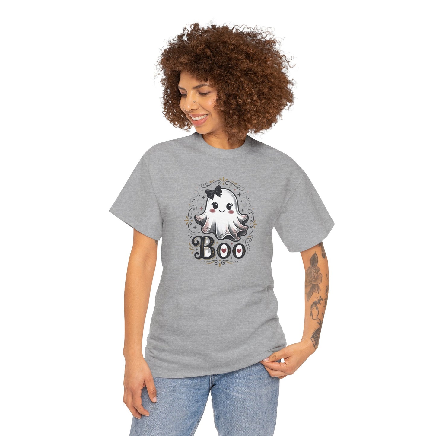 Boo Ghost Tee — Cute Halloween Shirt