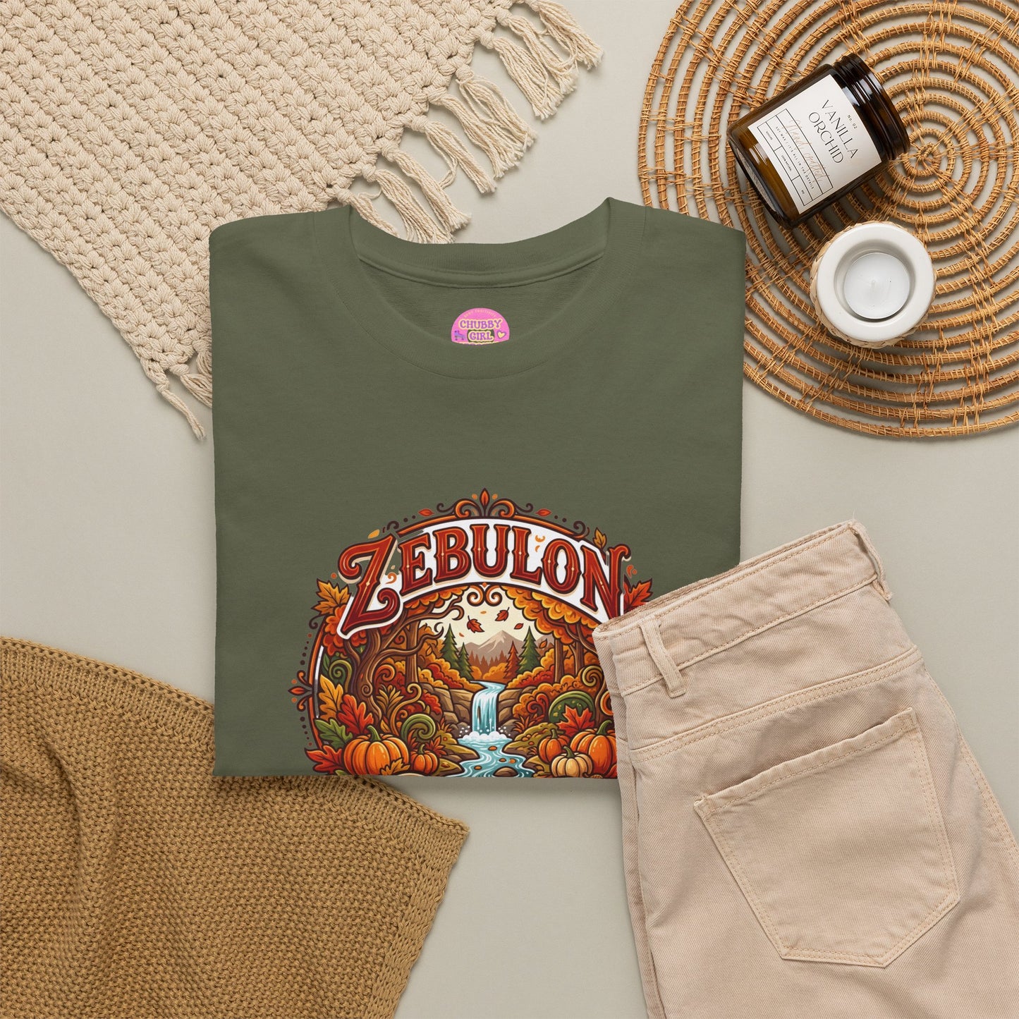 Zebulon Proud Graphic Tee — Vintage Pumpkin Harvest Autumn Shirt