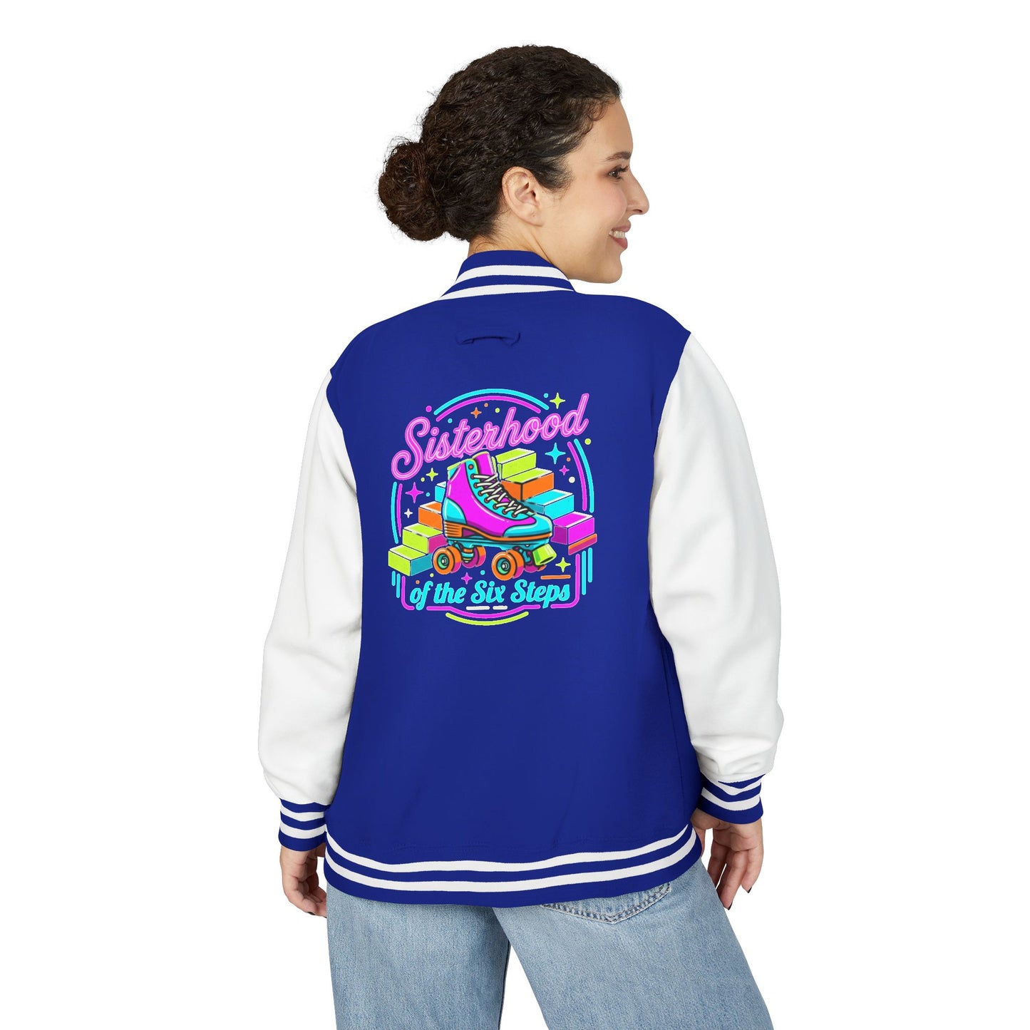 Personalized: Sisterhood of the Six Steps Letterman Jacket