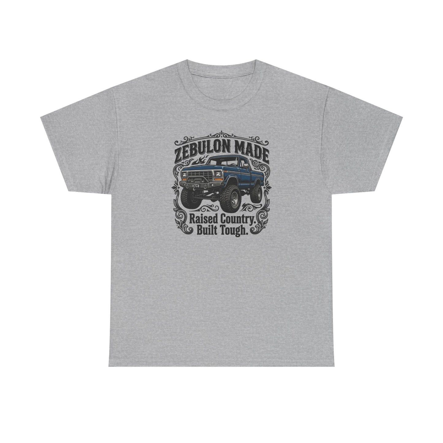 Men's T-shirt Zebulon Made Truck Tee — "Raised Country. Built Tough." Graphic T-Shirt