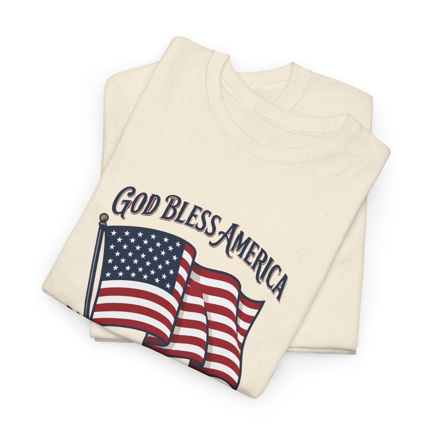 T-Shirt — "God Bless America" Flag Tee | Patriotic 4th of July Shirt