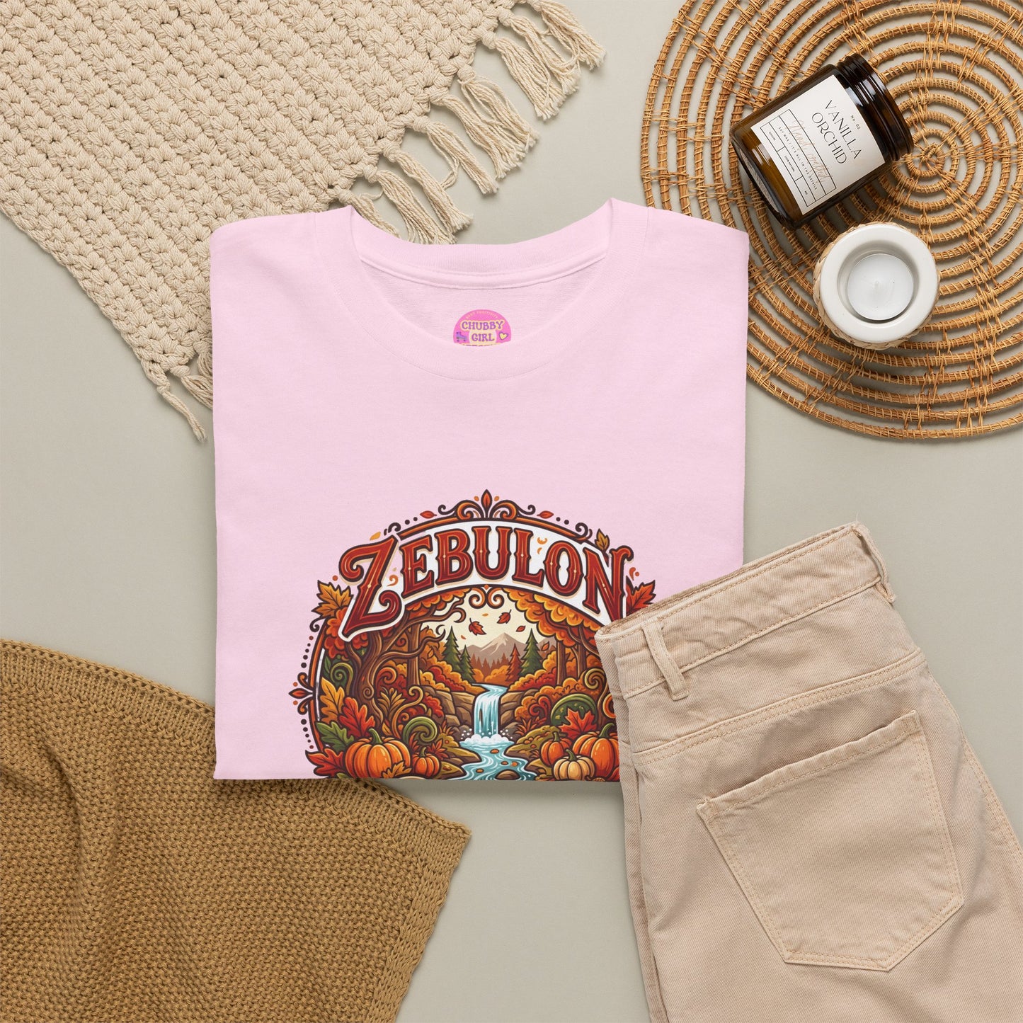 Zebulon Proud Graphic Tee — Vintage Pumpkin Harvest Autumn Shirt