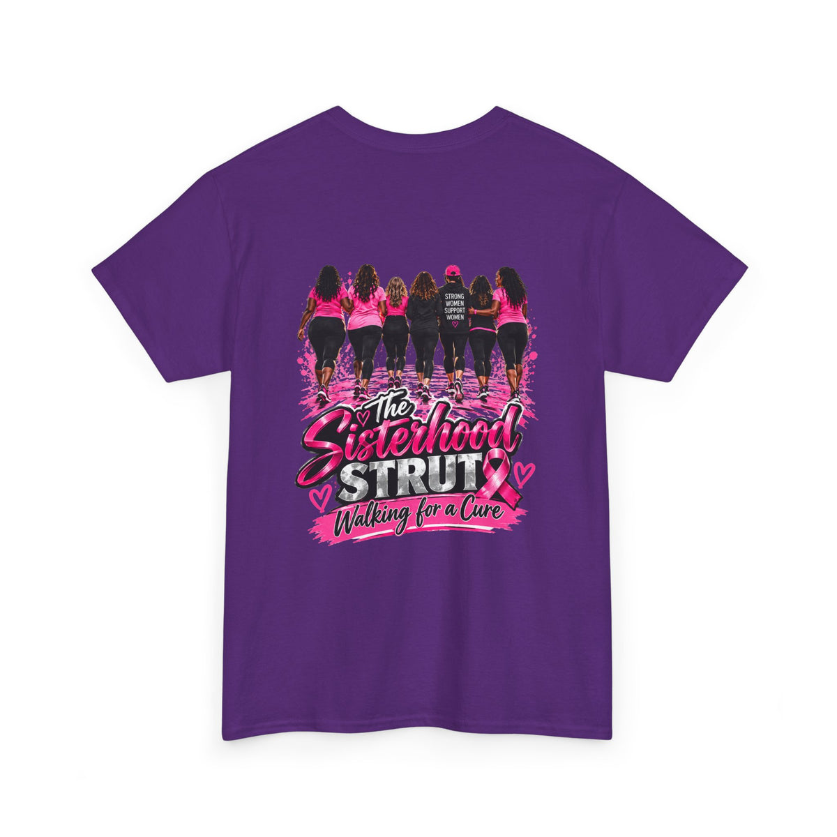Sisterhood Strut Breast Cancer Awareness Tee