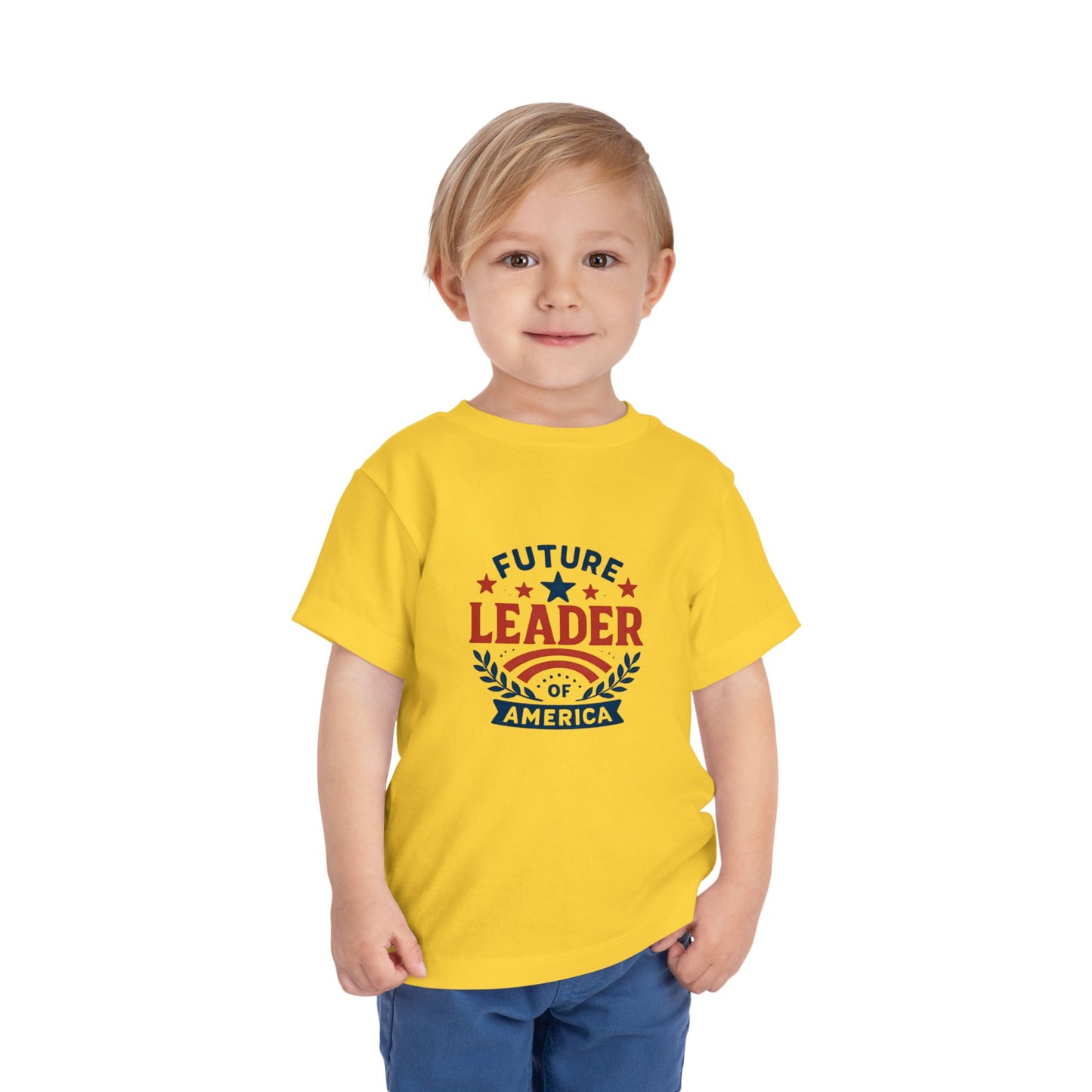 Future Leader of America Toddler Tee — Patriotic Kids Short Sleeve Shirt