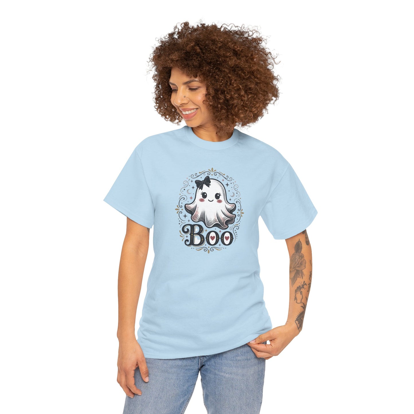 Boo Ghost Tee — Cute Halloween Shirt