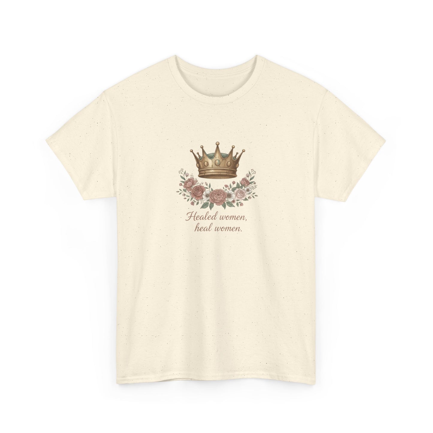 Crown with Floral Wreath Tee