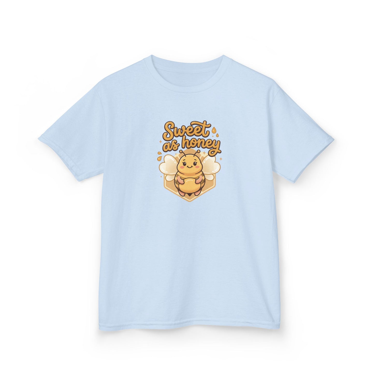 Kids T‑Shirt — "Sweet as Honey" Cute Bee Graphic