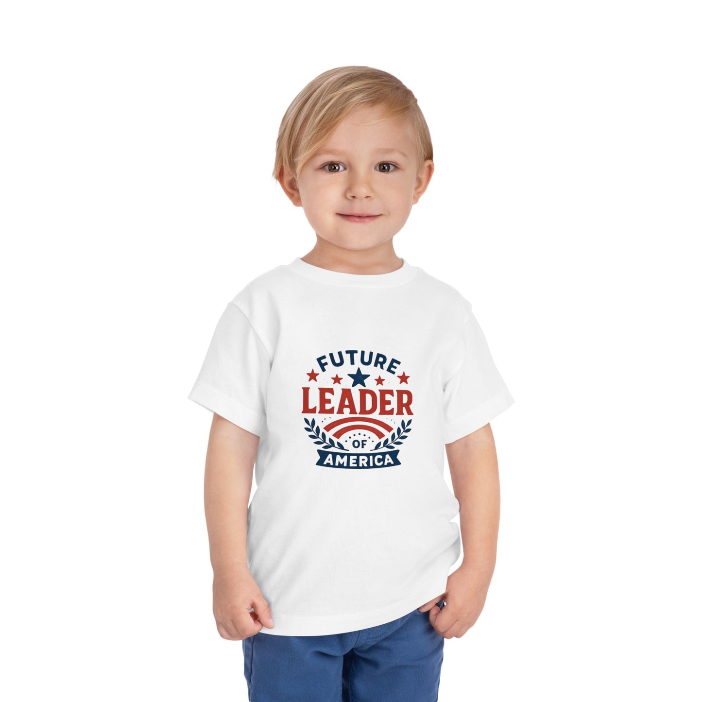 Future Leader of America Toddler Tee — Patriotic Kids Short Sleeve Shirt