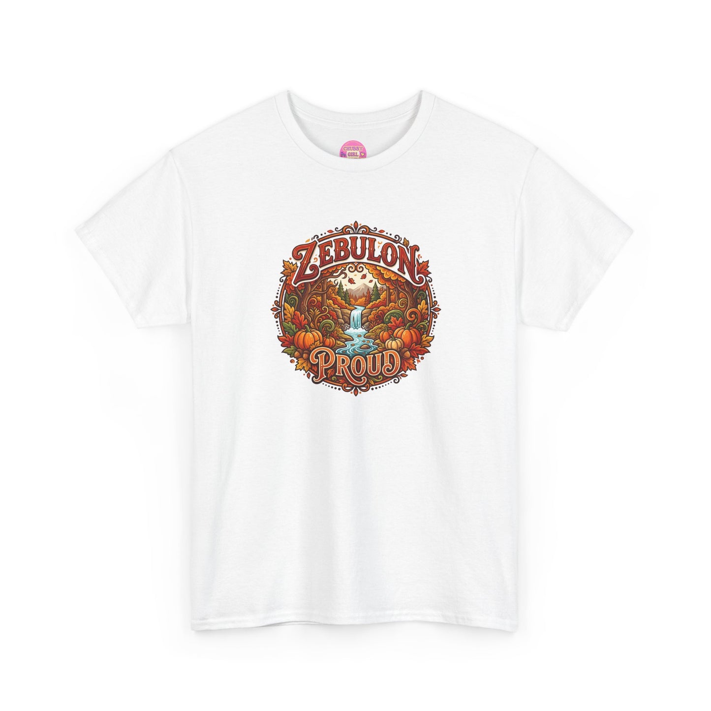 Zebulon Proud Graphic Tee — Vintage Pumpkin Harvest Autumn Shirt