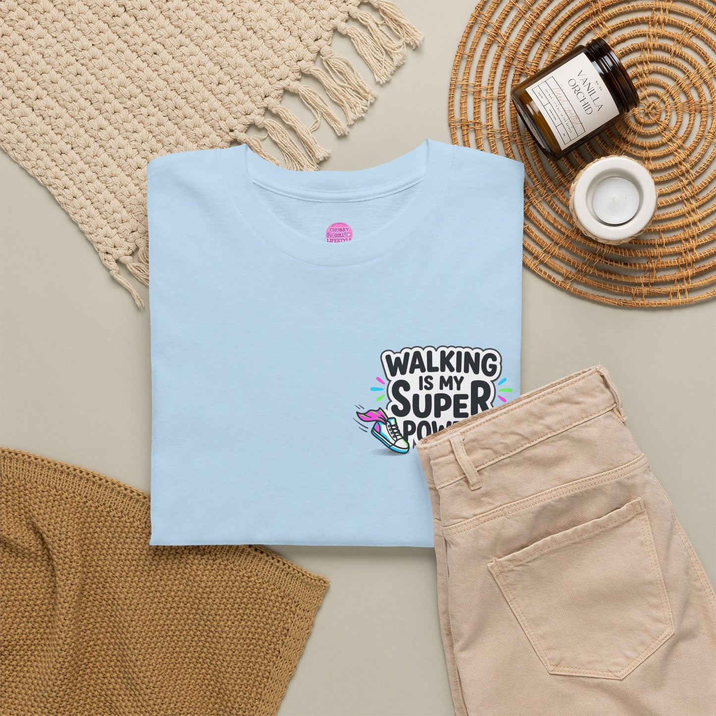 Walking Is My Superpower T-Shirt